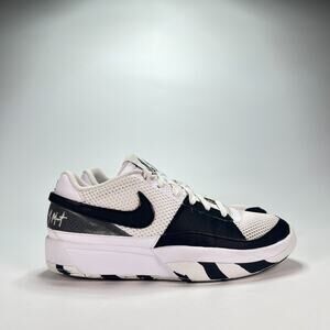 Nike Ja 1 White Black Lightweight Basketball Shoes DX2294-102 Youth Size 6.5Y